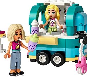 LEGO Friends Mobile Bubble Tea Shop 41733, Fun Vehicle Pretend Play Set with Toy Scooter for Girls and Boys Ages 6 Plus, with Nova & Matilde Mini-Dolls