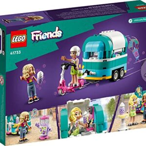 LEGO Friends Mobile Bubble Tea Shop 41733, Fun Vehicle Pretend Play Set with Toy Scooter for Girls and Boys Ages 6 Plus, with Nova & Matilde Mini-Dolls