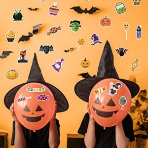 300PCS Halloween Pumpkin Stickers,Vinyl Waterproof Stickers for Water Bottles Laptop Skateboard Computer,Halloween Party Favors Gifts Funny Stickers for Kids Teens Adults