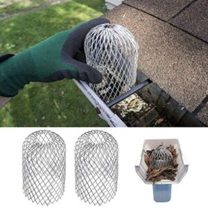 Roof Gutter Guard Filters Expand Aluminum Filter Strainer Stops Blockage Leaf Drains Debris Drain Net Cover(1pc)