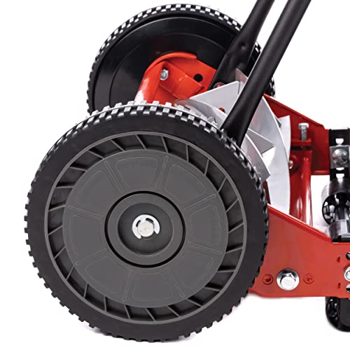 Craftsman 304-14CR 14-Inch 5-Blade Push Reel Lawn Mower with Grass Catcher, Red