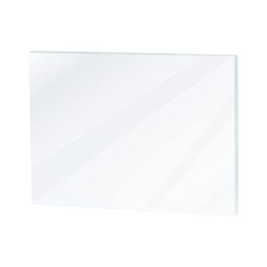 custom cut plexiglass sheet cut to size-clear acrylic sheet 1/8" (3mm) thick  with flat edges and protective film, for diy craft projects,& table top signs by fab glass, and mirror