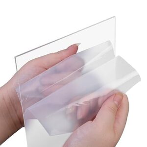 Custom Cut Plexiglass Sheet Cut to Size-Clear Acrylic Sheet 1/8" (3mm) Thick  with Flat Edges and Protective Film, for DIY Craft Projects,& Table Top Signs by Fab Glass, and Mirror