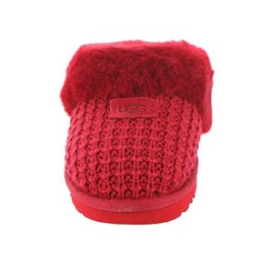 UGG174 Cozy Slipper Womens Slipper 5 BM US Samba Red