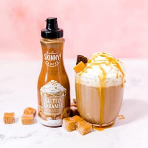 Jordan's Skinny Sauce - Gluten Free - Keto - Kosher - Made in the USA (Sugar Free Salted Caramel Sauce, 12 fl oz)