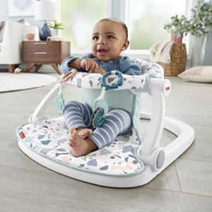 Fisher-Price Sit-Me-Up Floor Seat Pacific Pebble, Portable Baby Chair with Toys Fisher-Price 4-in-1 Sling 'n Seat Tub