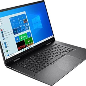 HP 2023 Envy X360 15.6" FHD 2-in-1 Touchscreen Laptop AMD 8-Core Ryzen 7 5825U Radeon Graphics 24GB RAM DDR4 1TB NVMe SSD HDMI2.1 2xUSB-C w/DP Backlit KB WiFi AX BT Windows 11 Pro w/RE 32GB USB