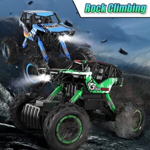 DOUBLE E RC Car 1:12 Remote Control Car Monster Trucks 4WD Off Road RC Truck with Head Lights All Terrain Electric Vehicles