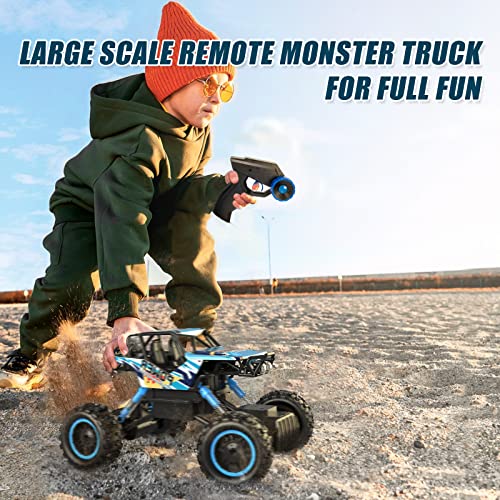 DOUBLE E RC Car 1:12 Remote Control Car Monster Trucks 4WD Off Road RC Truck with Head Lights All Terrain Electric Vehicles