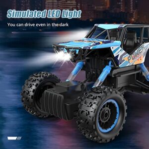 DOUBLE E RC Car 1:12 Remote Control Car Monster Trucks 4WD Off Road RC Truck with Head Lights All Terrain Electric Vehicles