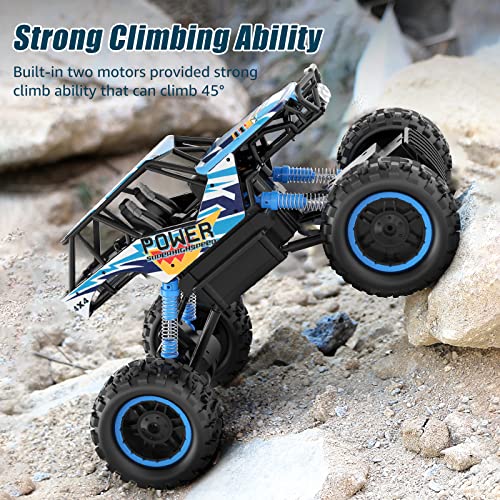 DOUBLE E RC Car 1:12 Remote Control Car Monster Trucks 4WD Off Road RC Truck with Head Lights All Terrain Electric Vehicles