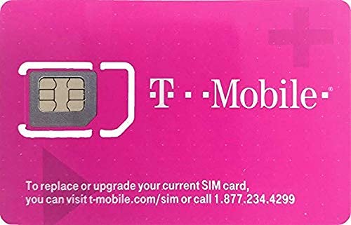 USA T-Mobile Blank SIM Card | for iOS Android 5G 4G LTE Smart Phones | Talk SMS Data | Triple Cut 3 in 1 Simcard - Standard Micro Nano | No Contract Cellphone Plan | USA Coverage