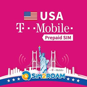 usa t-mobile blank sim card | for ios android 5g 4g lte smart phones | talk sms data | triple cut 3 in 1 simcard - standard micro nano | no contract cellphone plan | usa coverage