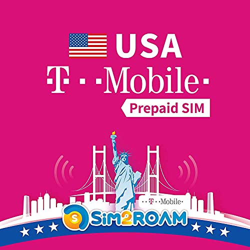 USA T-Mobile Blank SIM Card | for iOS Android 5G 4G LTE Smart Phones | Talk SMS Data | Triple Cut 3 in 1 Simcard - Standard Micro Nano | No Contract Cellphone Plan | USA Coverage