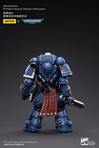 BLOOMAGE JOYTOY (BEIJING) TECH Warhammer 40k: Ultramarines Primaris Assault Vet Intercessor 1:18 Scale Action Figure