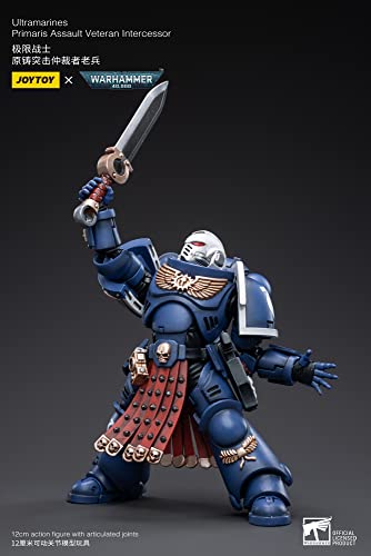 BLOOMAGE JOYTOY (BEIJING) TECH Warhammer 40k: Ultramarines Primaris Assault Vet Intercessor 1:18 Scale Action Figure