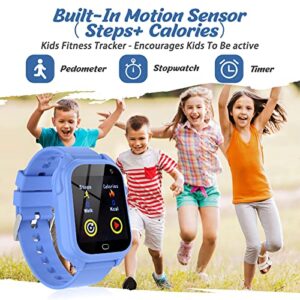 Ralehong Kids Smart Watch Boys | Swim-Grade Waterproof | 26 Games | Pedometer | HD Camera | Music Player | Flashlight for 3-12 Year Old Boys