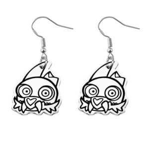 the owl house inspired king gift the owl house king earrings the owl house king fans gift (king earrings)