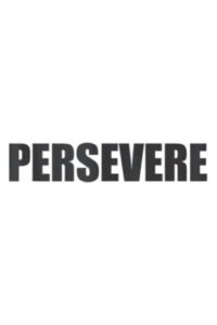 persevere: wide ruled line paper, lined notebook journal with 6x9 inches, 110 pages for work, school and college supplies