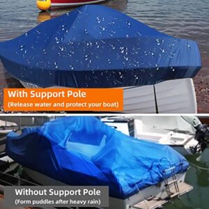 Tuszom Boat Cover Support Pole with Straps