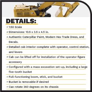 Diecast Masters 1:50 Caterpillar 395 Large Hydraulic Excavator - High Line Series 85959