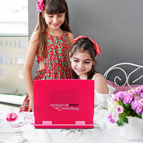 LESHITIAN Kids Educational and Bilingual Laptop Spanish/English,130 Learning Modes, Laptop for Kids Ages 3+