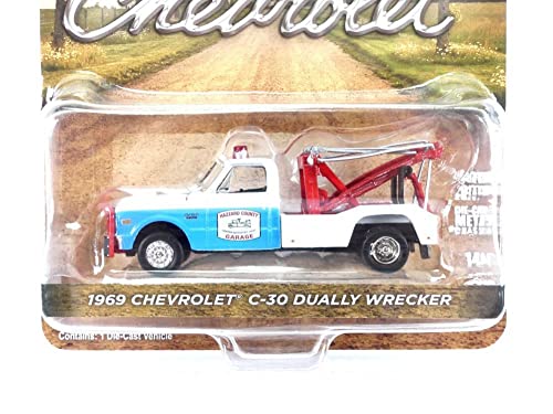 Greenlight 30324 1969 Chevy C-30 Dually Wrecker - Hazzard County Garage (Hobby Exclusive) 1:64 Scale Diecast