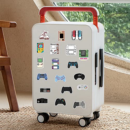 50 Pcs Retro Gamepad Stickers Game Controller Decals for Water Bottle Hydro Flask Laptop Luggage Car Bike Bicycle Vinyl Waterproof Gaming Stickers Pack