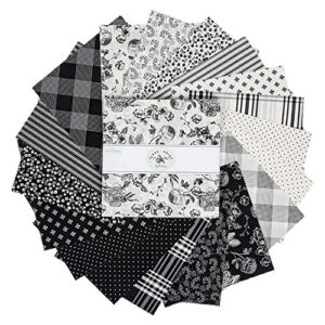 My Mind's Eye Fleur Noire 10'' Stacker 42 10-inch Squares Layer Cake Riley Blake Designs 10-12520-42, Assorted