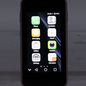 Zunate 2022 XS11 Mini 3G Smartphone Unlocked, 2.5Inch for Android Child Phone, 1GB 8GB WiFi Dual Sim Ultra Thin Mobile Phone, Student Pocket Cellphone (Sakura Pink)