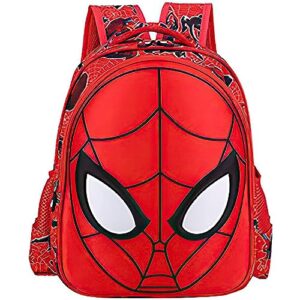 licputalch kids school backpack for kids boys girls, waterproof red backpack for 4-6-8-10-12
