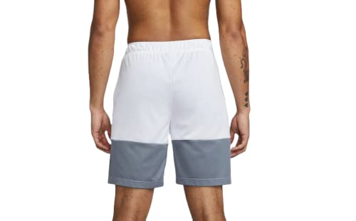 Nike Men's Hybrid 9" Training Shorts (White/Grey/Black) Size Large