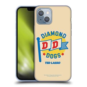 head case designs officially licensed ted lasso diamond dogs season 2 graphics soft gel case compatible with apple iphone 14