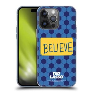 head case designs officially licensed ted lasso believe season 1 graphics soft gel case compatible with apple iphone 14 pro
