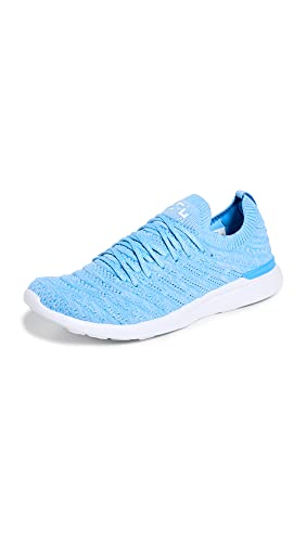 APL: Athletic Propulsion Labs Women's Techloom Wave Sneaker, Coastal Blue/Ice Blue/Mela, 10.5 Medium US