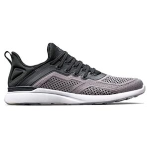 apl: athletic propulsion labs techloom tracer sneaker, black/smoke/white, 10.5