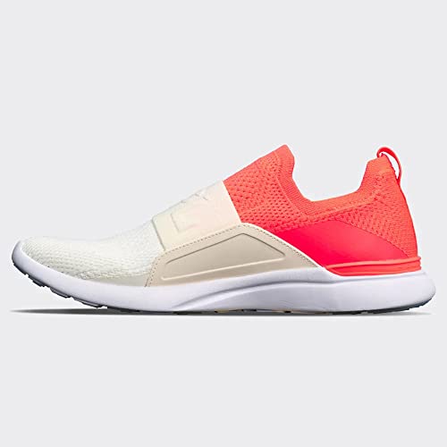 APL: Athletic Propulsion Labs Women's Techloom Bliss, Impulse Red/Pristine/Ivory, 7