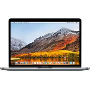 apple 2018 macbook pro with 2.7ghz intel core i7 (13-inch, 8gb ram, 256gb ssd storage) (qwerty english) - space gray (renewed)