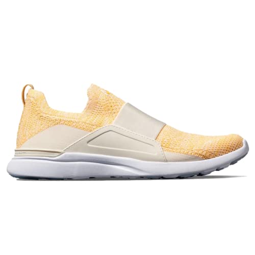 APL: Athletic Propulsion Labs Women's Techloom Bliss, Pristine/Marigold/Melange, 8.5