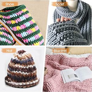 Yarn for Crocheting,Soft Yarn 1PCS Yarn for Crocheting Blankets Acrylic Crochet Yarn for Sweater,Hat,Socks,Baby Blankets