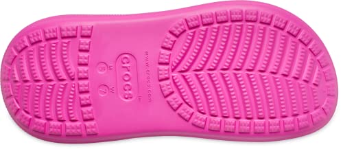 Crocs Unisex Classic Crush Clogs | Platform Shoes, Juice, 8 US Men