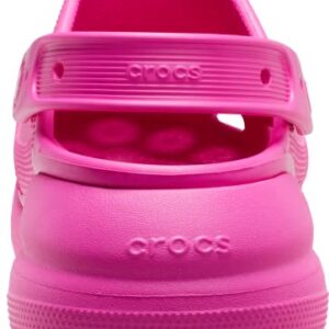 Crocs Unisex Classic Crush Clogs | Platform Shoes, Juice, 8 US Men