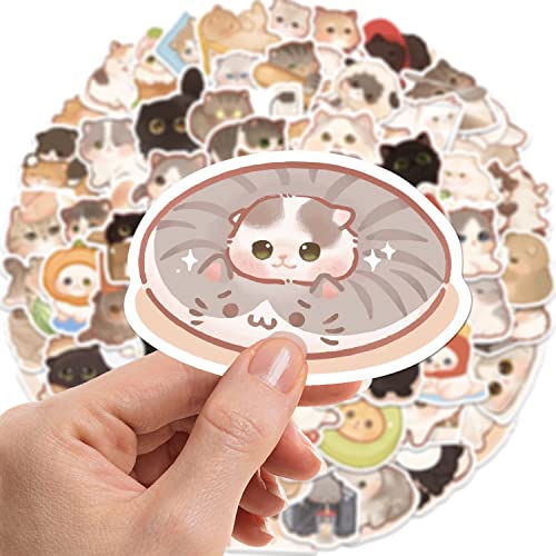 150 Pcs Cute Cat Stickers for Water Bottles| Gift for Kids Teen Birthday Party| Kawaii Stickers Pack|Waterproof Stickers for Water Bottles,Laptop,Phone,Skateboard,Bicycle