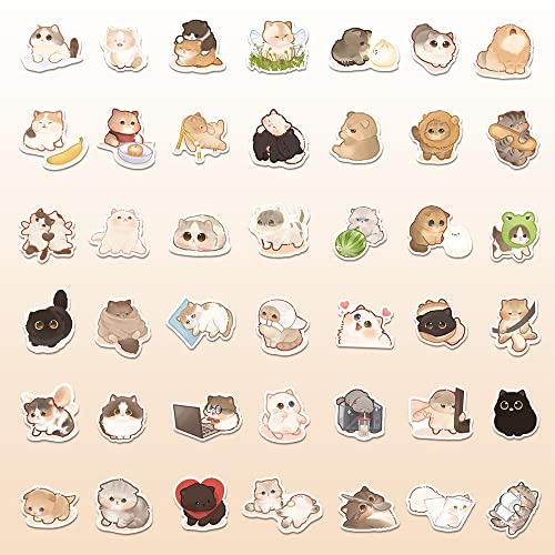 150 Pcs Cute Cat Stickers for Water Bottles| Gift for Kids Teen Birthday Party| Kawaii Stickers Pack|Waterproof Stickers for Water Bottles,Laptop,Phone,Skateboard,Bicycle