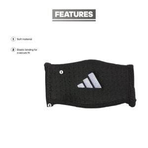 adidas Football Helmet Chin-Strap Pad, Black/White/2, One Size