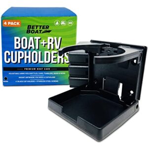 boat cup holder black set of 4 folding boat cup holders for drinks wall cup holder for boat & rv cup holder motorhome wall mount marine grade mountable stainless screws mounted drink holder for boats