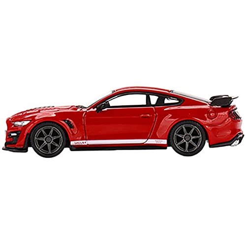 Mini GT True Scale Miniatures Ford Mustang Shelby GT500 SE Widebody Ford Race Red 1/64 Diecast Model Car MGT00389