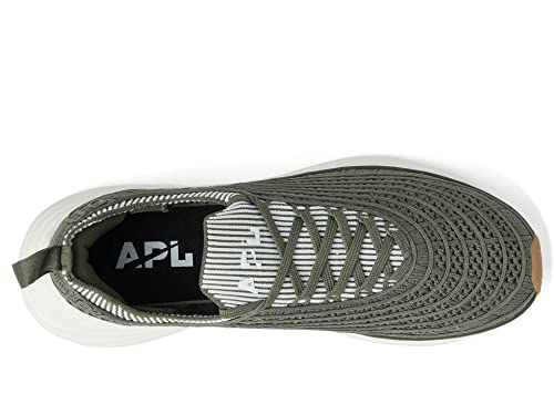 Athletic Propulsion Labs (APL) Techloom Zipline Fatigue/Ivory/Ribbed 9.5 B (M)