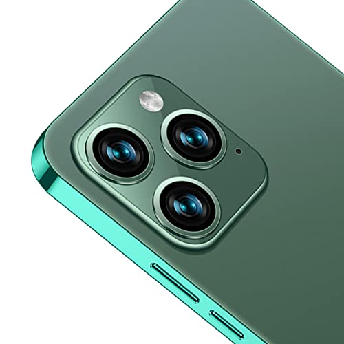 Unlocked Smartphones, I14 Pro Max Android 11, 128GB Unlocked Smart Phone 6.1inch HD Full Screen Phone Dual SIM Card Mobile Cellphones, Face ID Unlocked 4G with 4000mAh (Green))