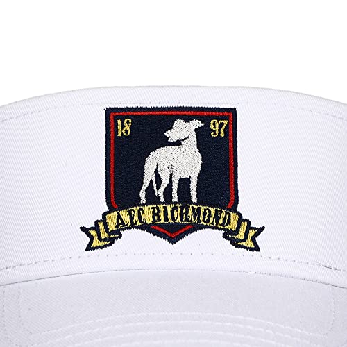 Ted Lasso AFC Richmond Greyhounds White Visor